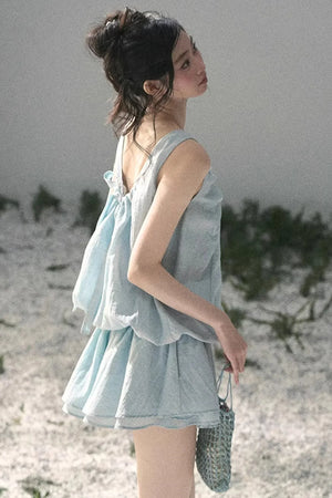 Sweet V-Neck Summer Dress