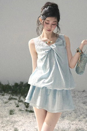 Sweet V-Neck Summer Dress