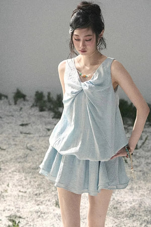 Sweet V-Neck Summer Dress