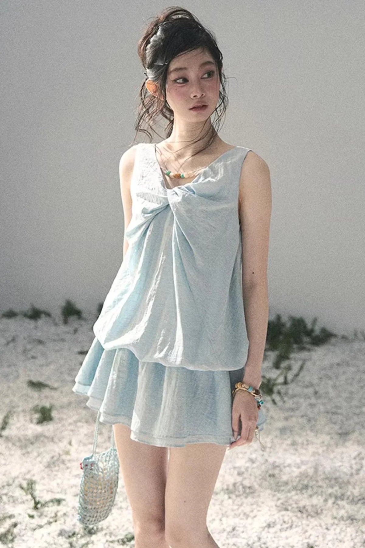 Sweet V-Neck Summer Dress