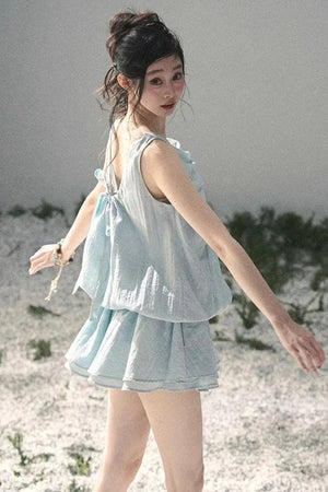 Sweet V-Neck Summer Dress