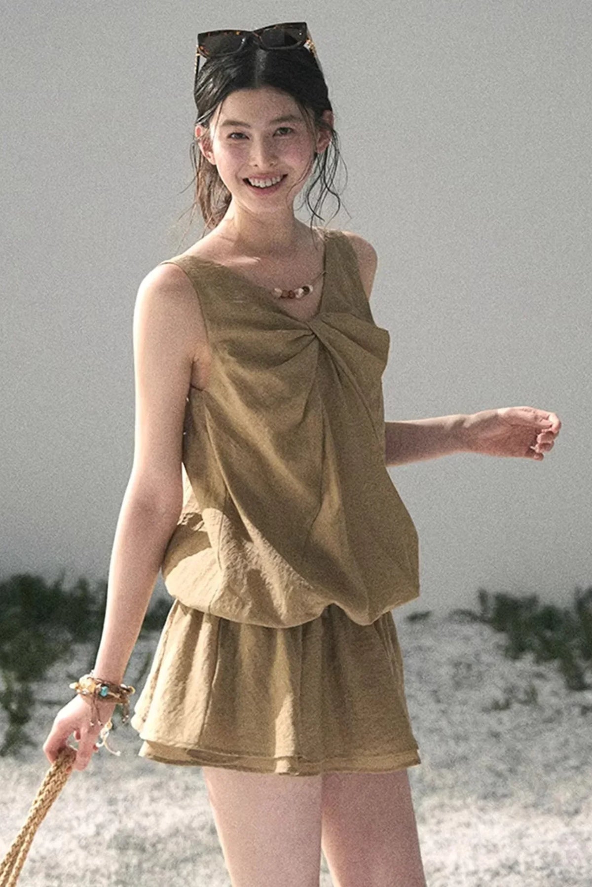Sweet V-Neck Summer Dress