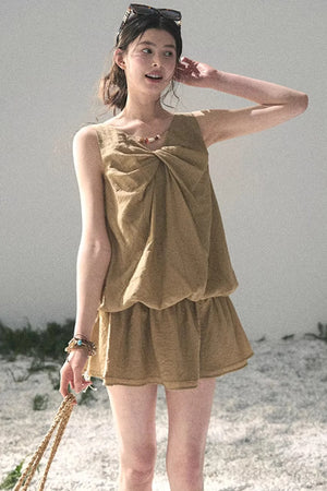 Sweet V-Neck Summer Dress