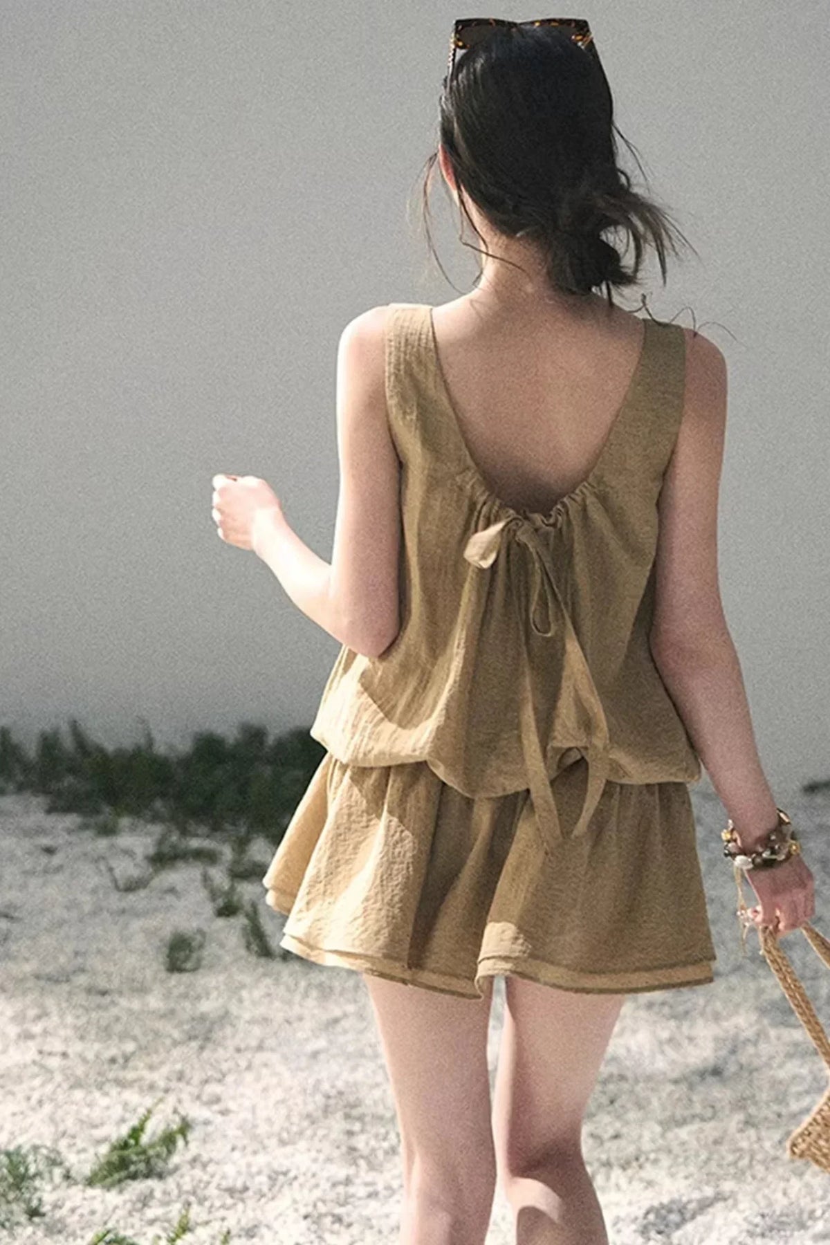 Sweet V-Neck Summer Dress