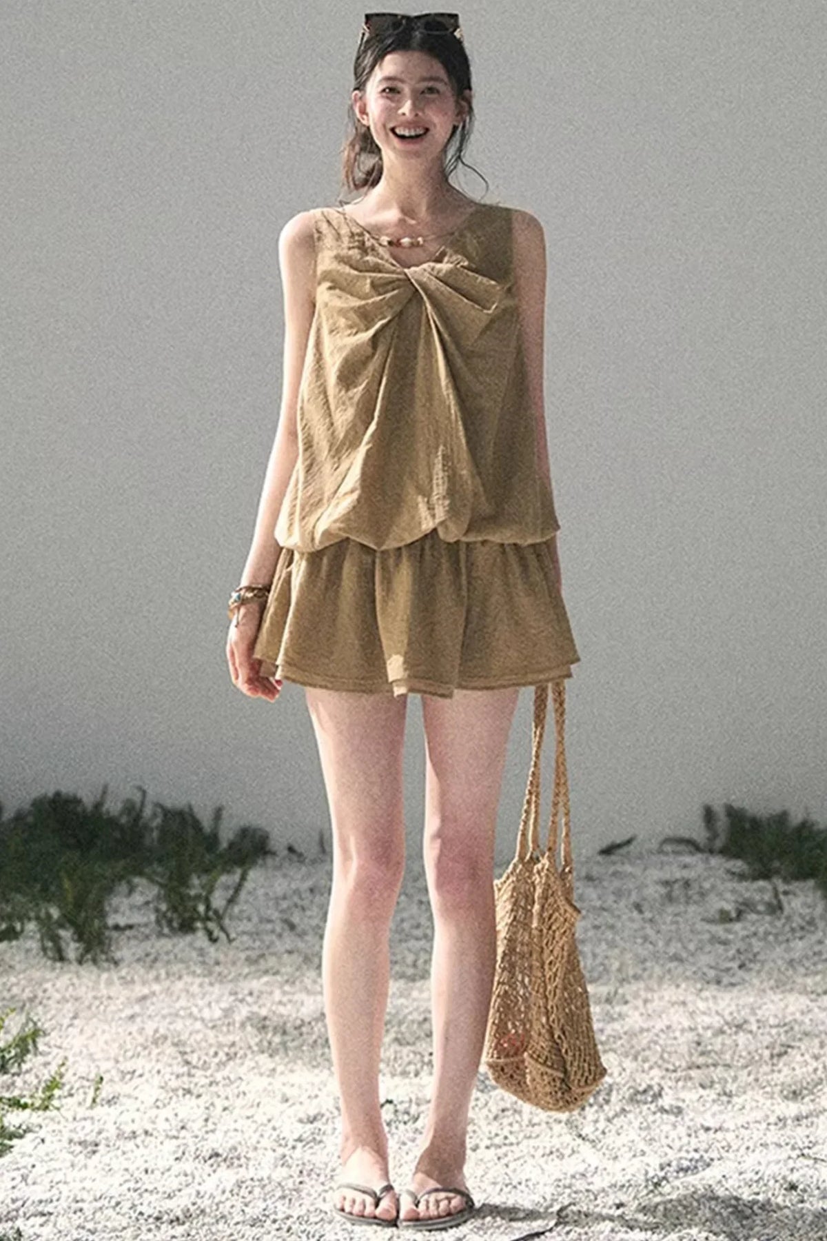 Sweet V-Neck Summer Dress
