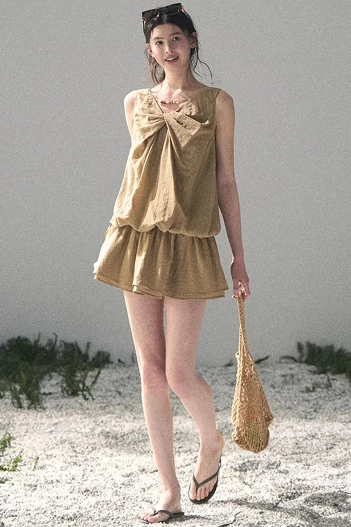 Sweet V-Neck Summer Dress