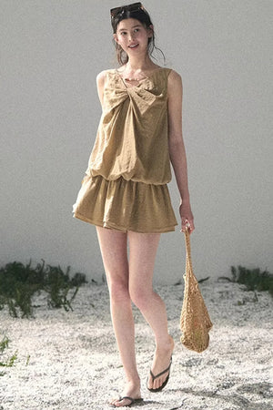 Sweet V-Neck Summer Dress
