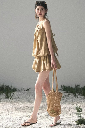 Sweet V-Neck Summer Dress