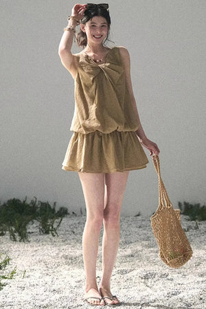 Sweet V-Neck Summer Dress