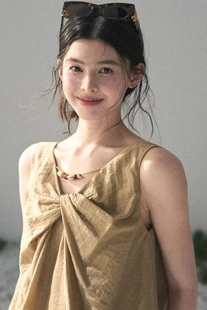 Sweet V-Neck Summer Dress