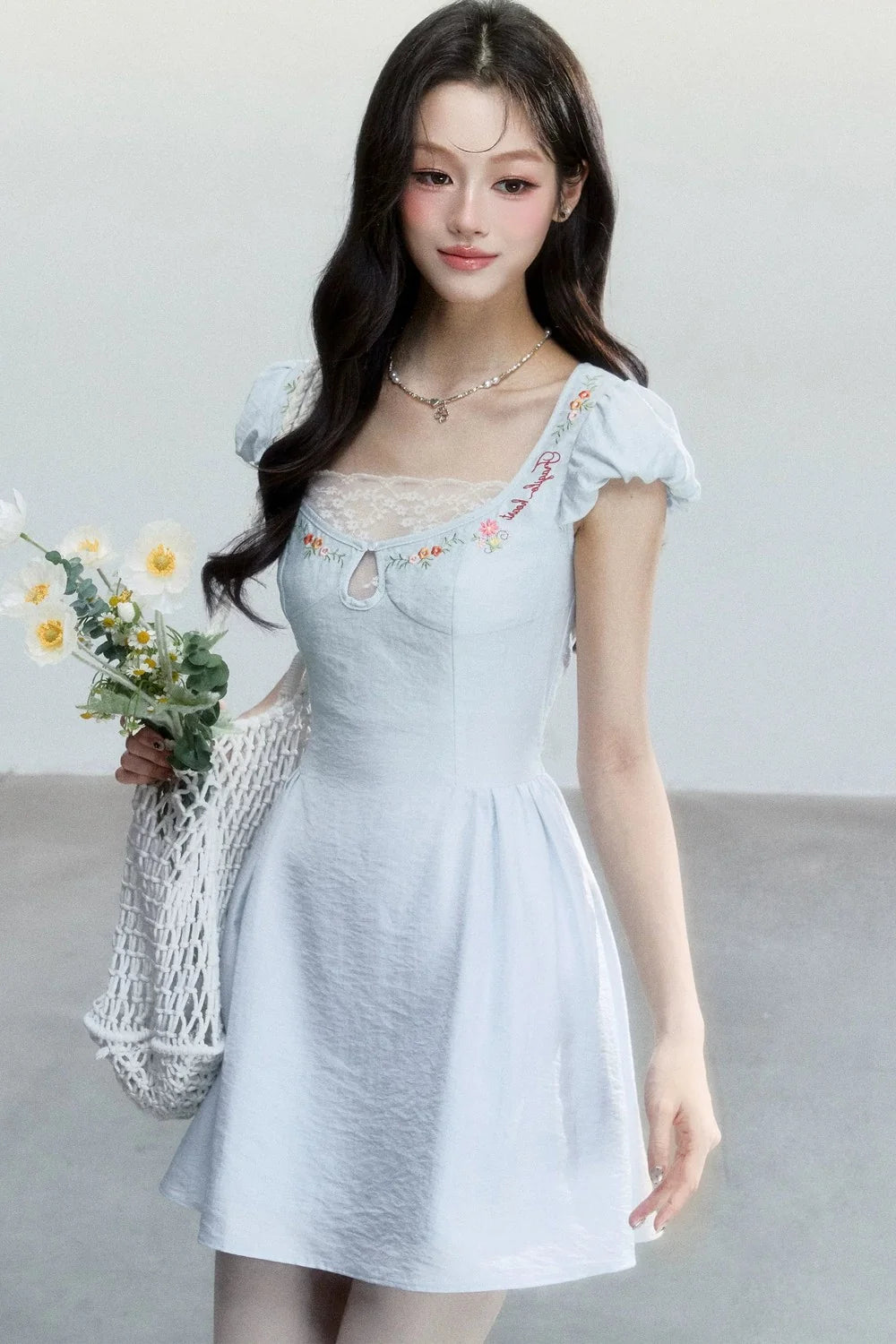 Sweet Vacation Lace Dress