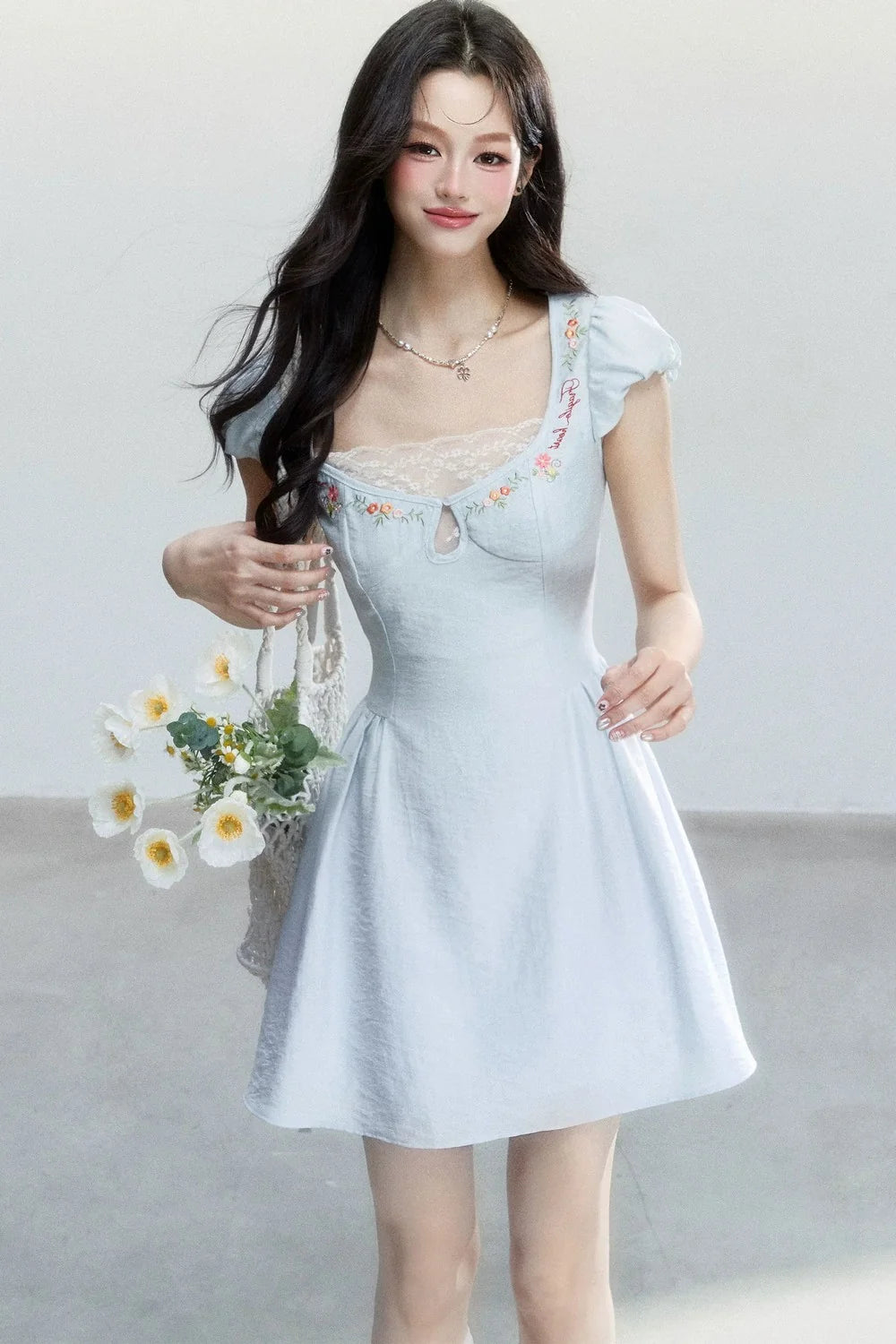 Sweet Vacation Lace Dress