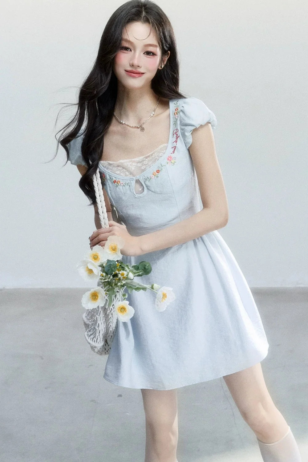 Sweet Vacation Lace Dress