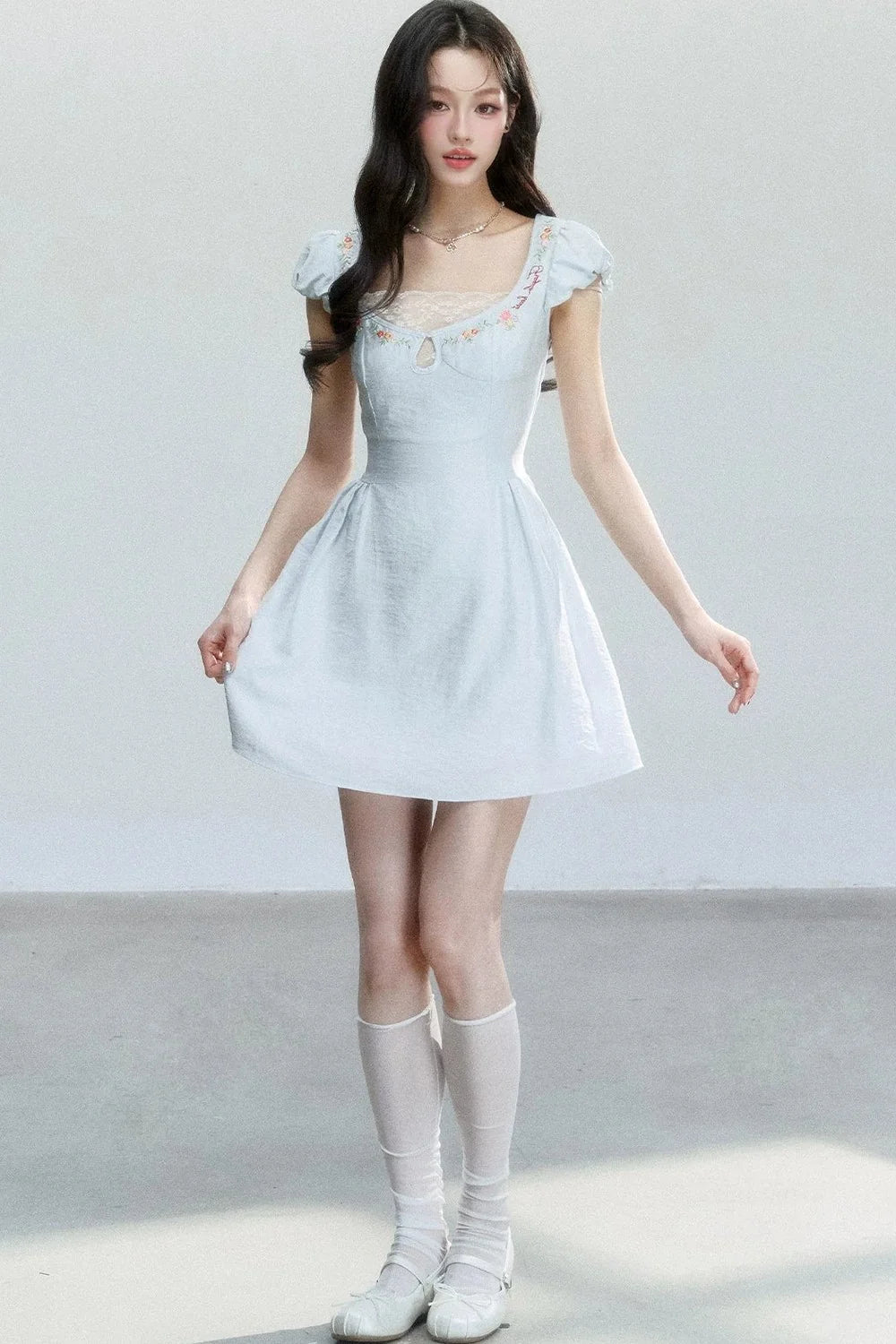 Sweet Vacation Lace Dress