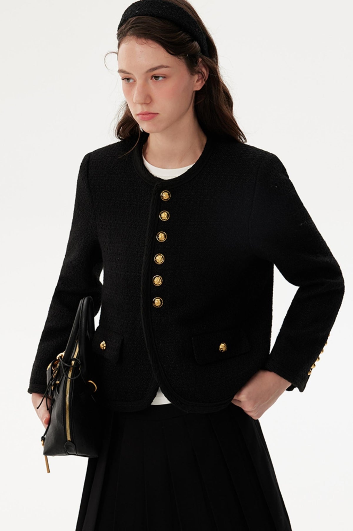 Swing Black Gold Coat