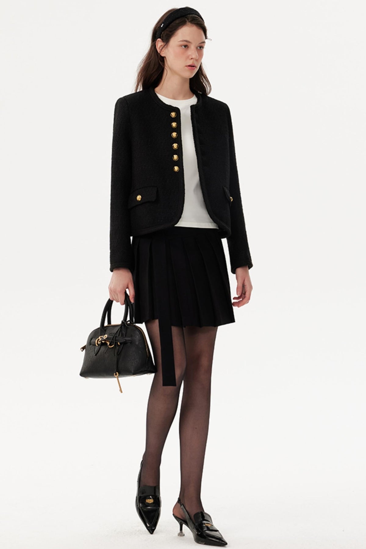 Swing Black Gold Coat
