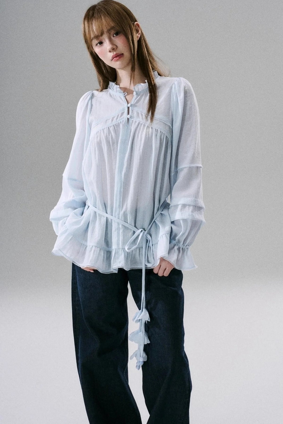 Symphony Acetate Flower Top