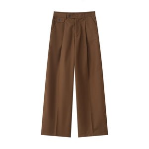 Tall Black Wide-Leg Suit Pants