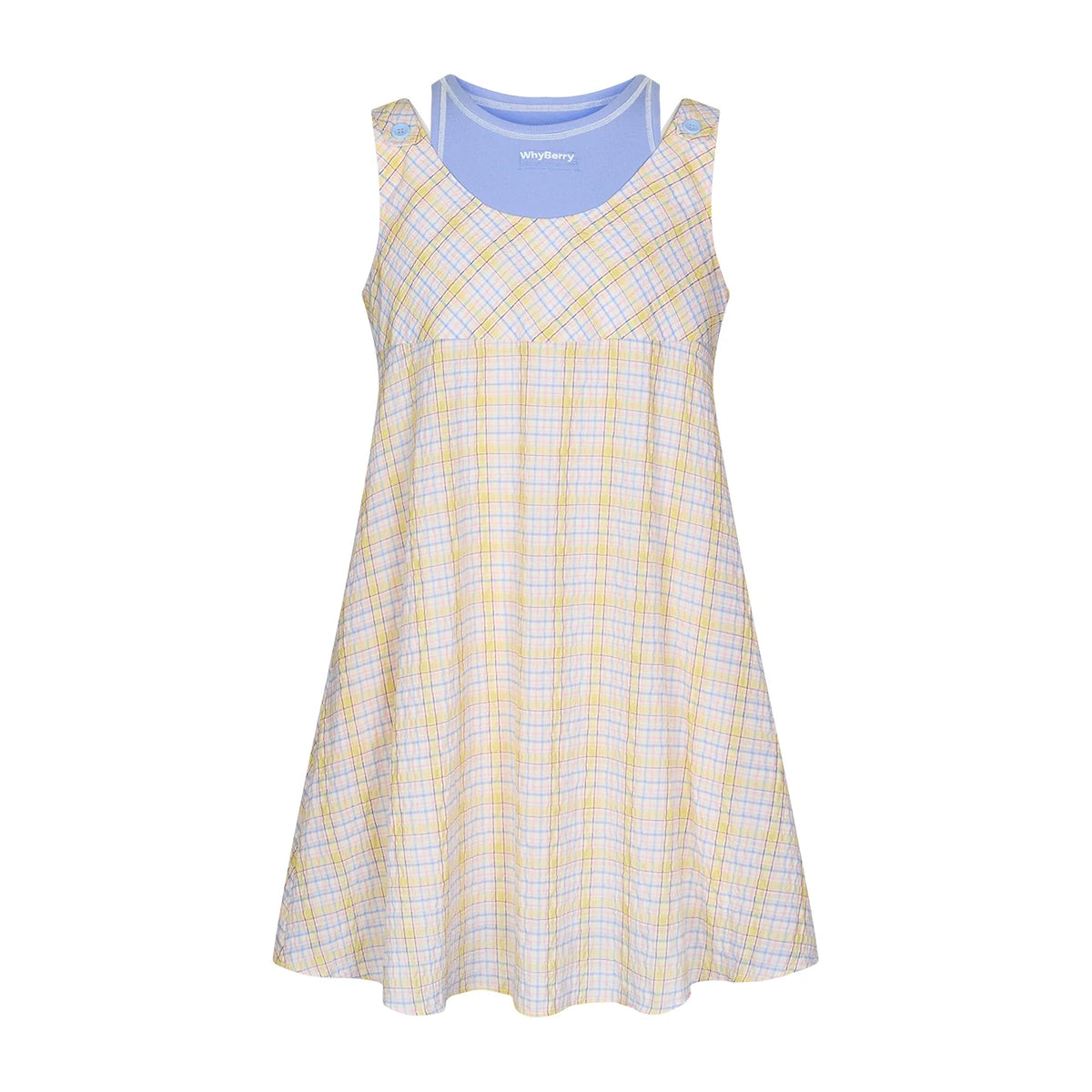 Tangerine Playful Clash Dress
