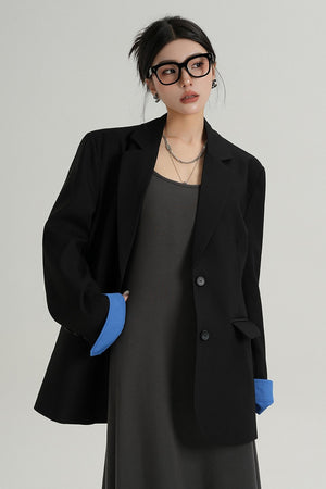 Temperament Design Lace-Up Blazer