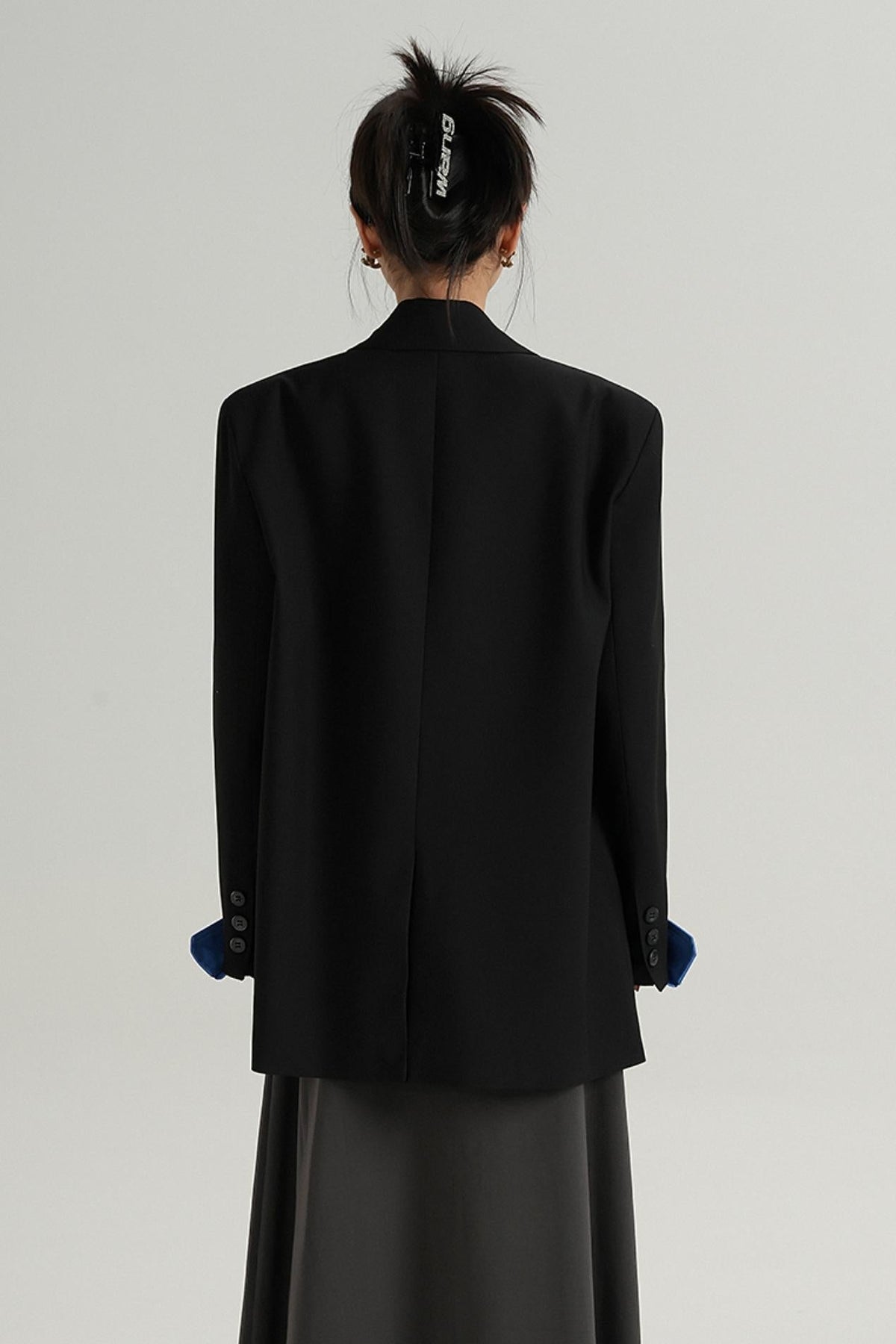 Temperament Design Lace-Up Blazer