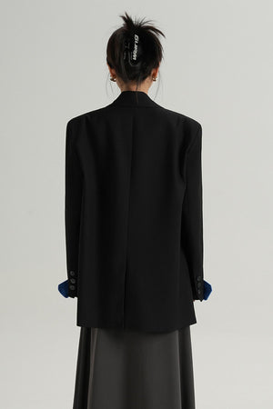 Temperament Design Lace-Up Blazer