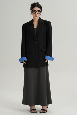 Temperament Design Lace-Up Blazer
