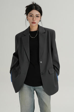 Temperament Design Lace-Up Blazer