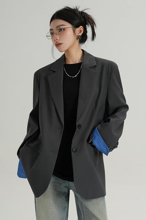 Temperament Design Lace-Up Blazer