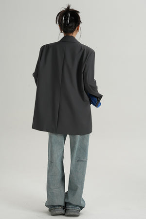 Temperament Design Lace-Up Blazer