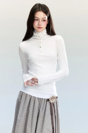 Temperament Slim Sleeve T-shirt