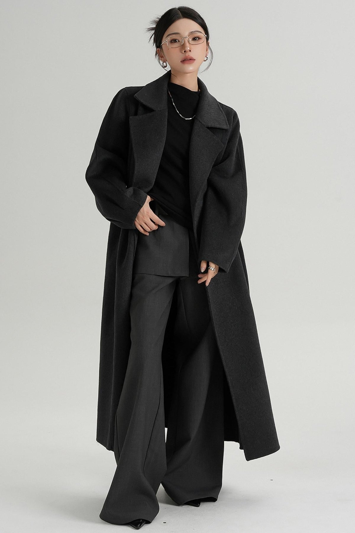 Temperament Wool Reversible Coat