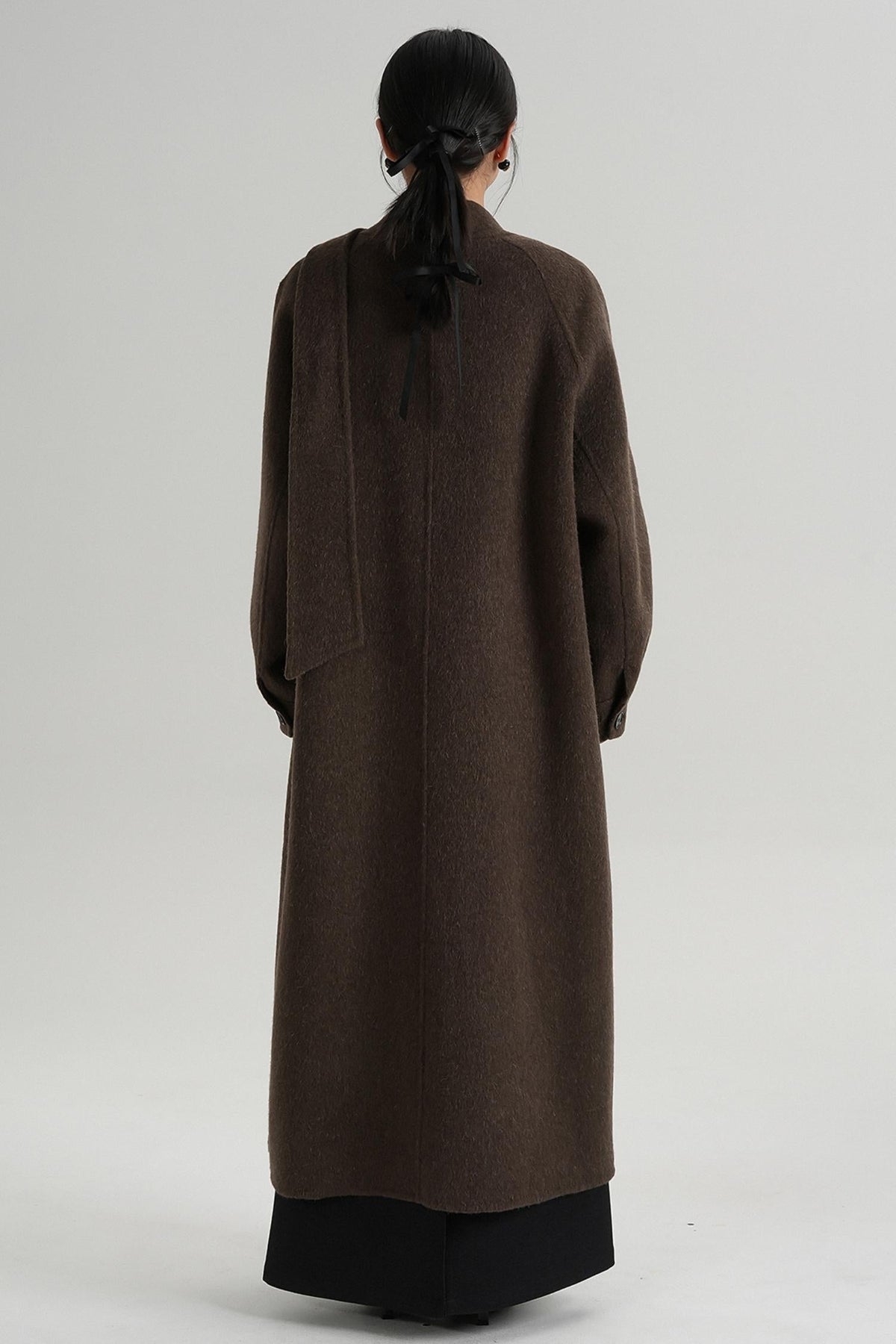 Temperament Woolen Long Coat