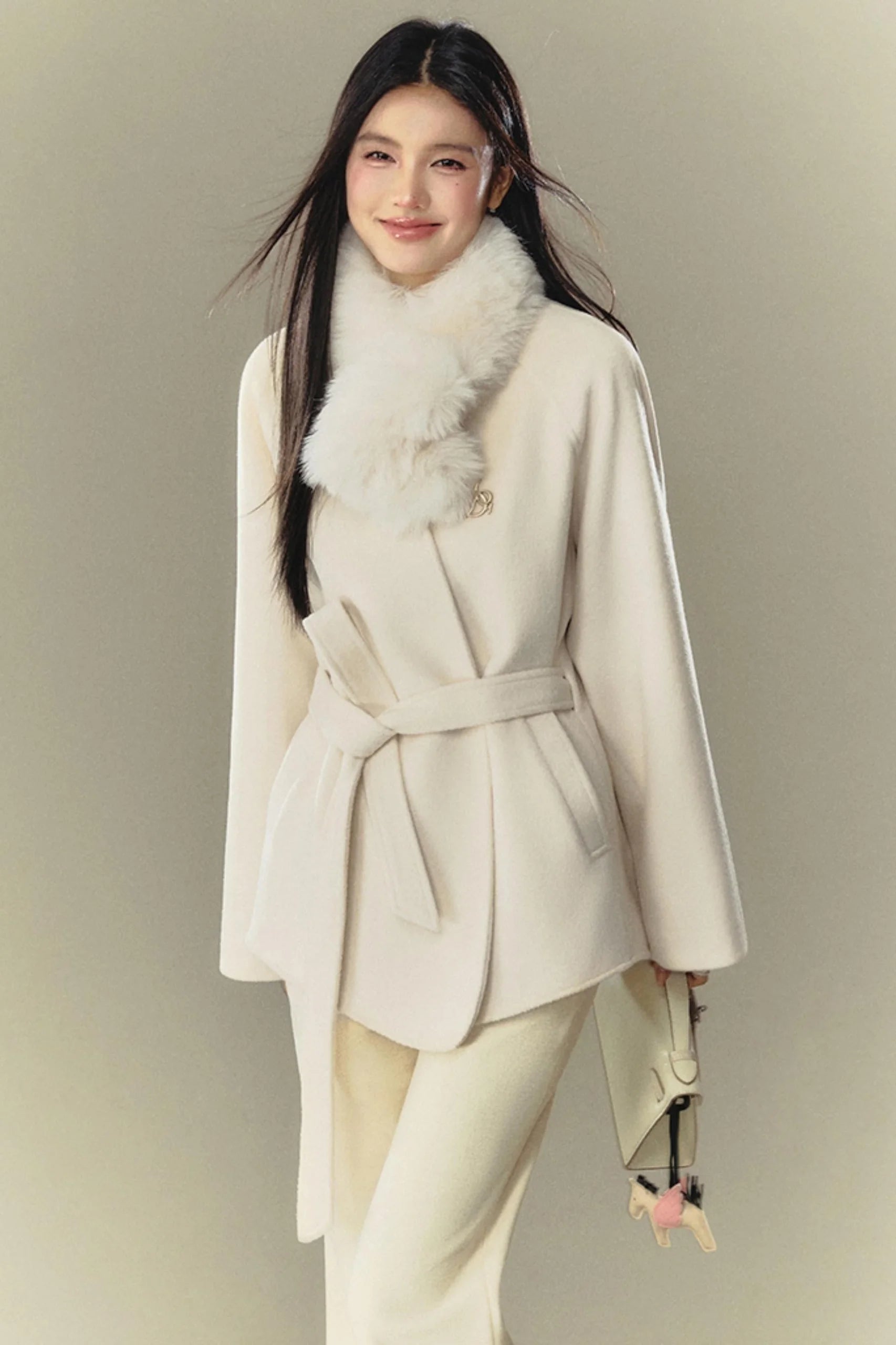 Temperament Woolen Padded Jacket