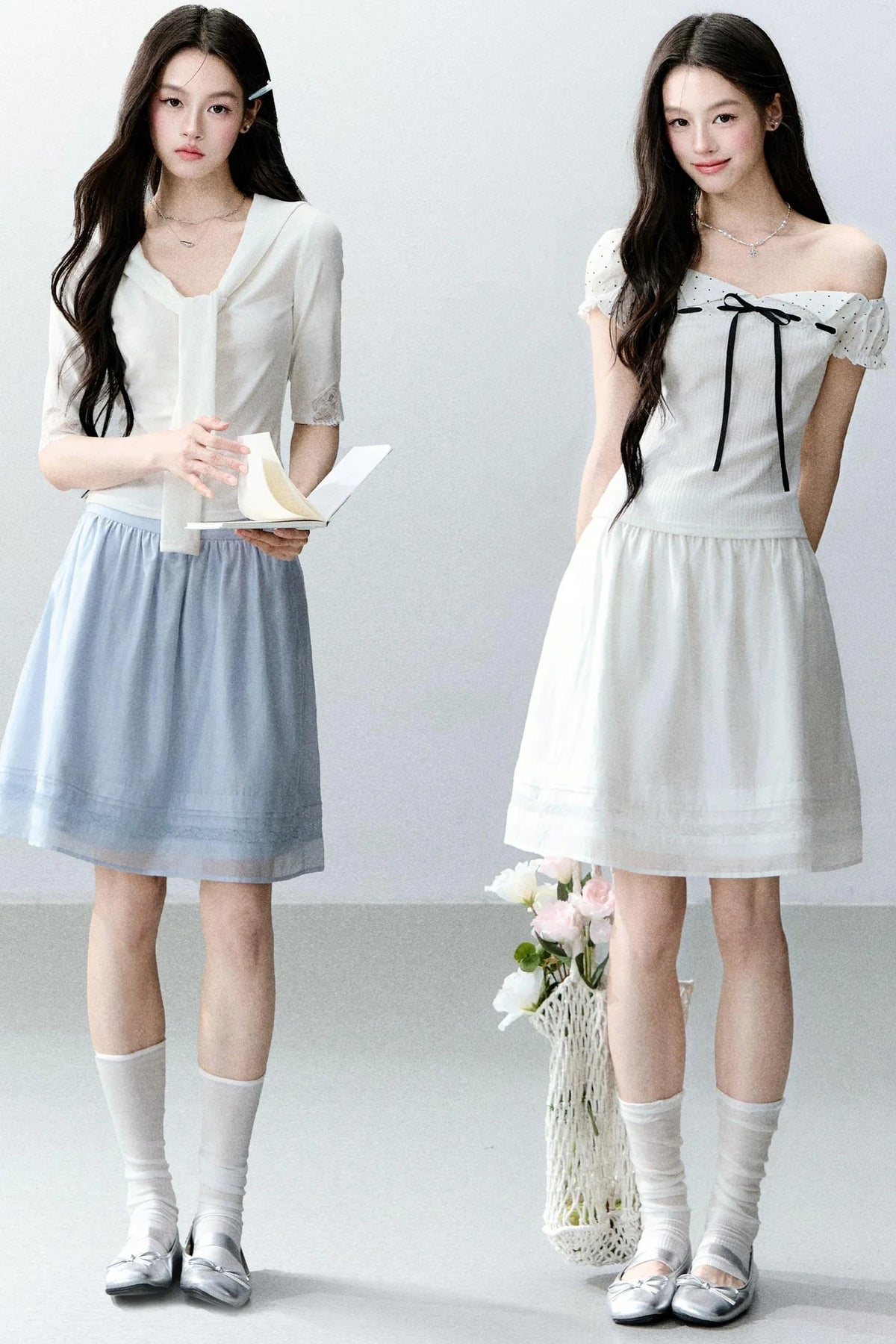 Tencel A-Line Midi Skirt