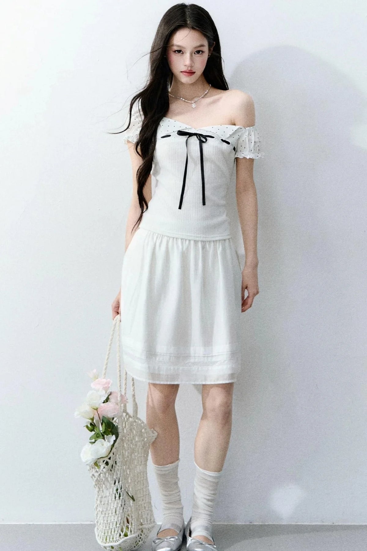 Tencel A-Line Midi Skirt