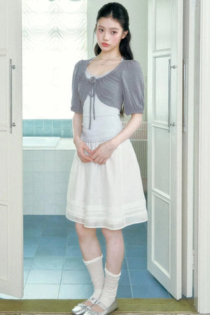 Tencel A-Line Midi Skirt