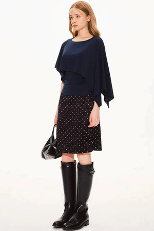 Tencel Cape Sleeve Vest