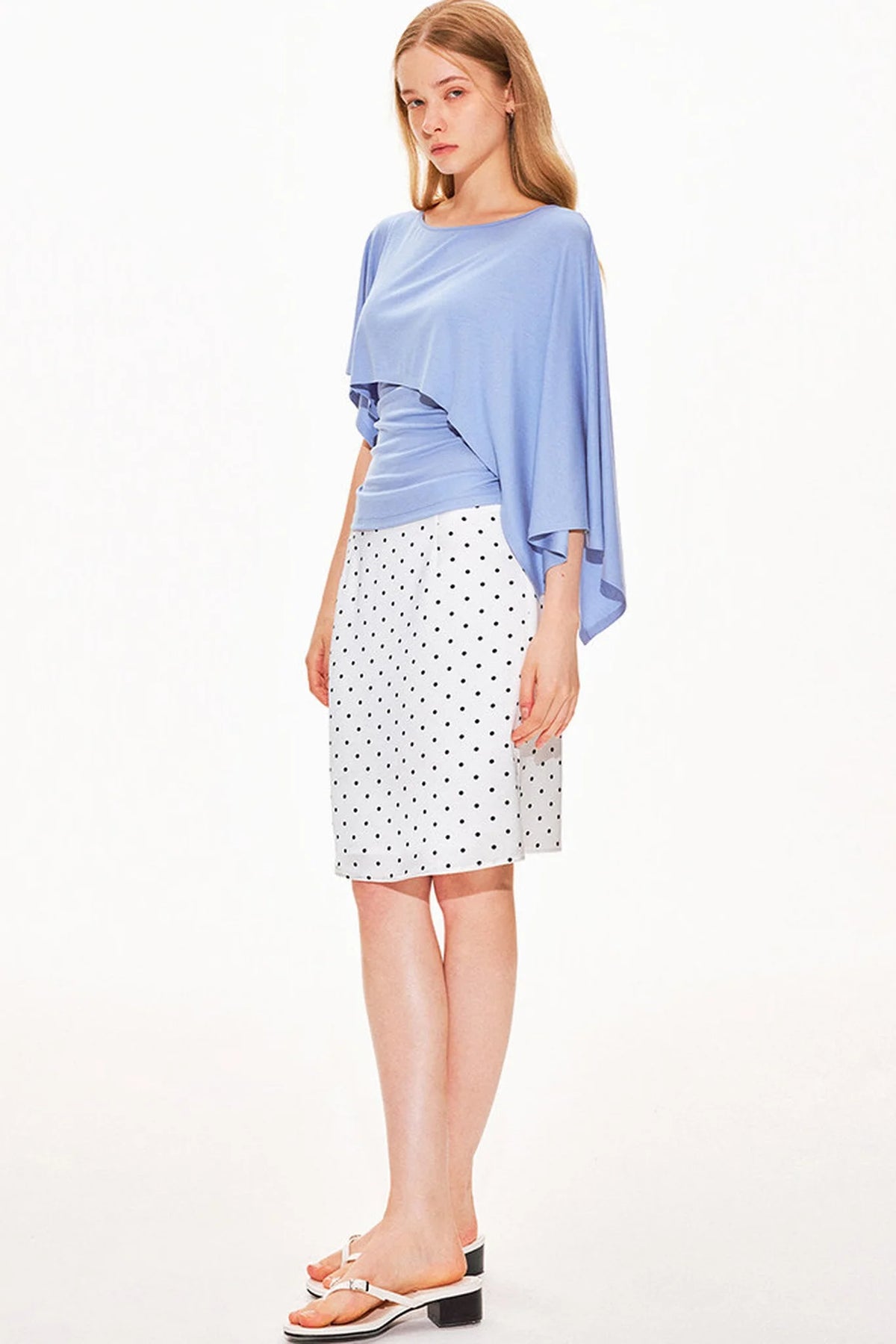 Tencel Cape Sleeve Vest