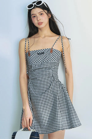 Tencel Checkered Camisole Dress