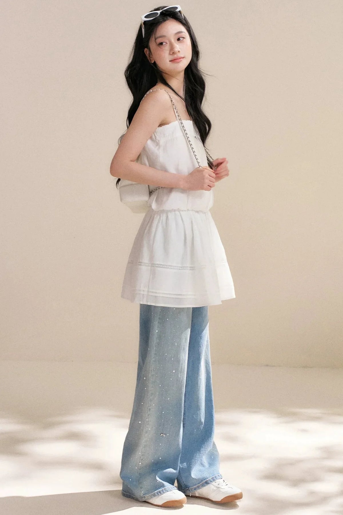 Tencel Lace Patchwork Dress