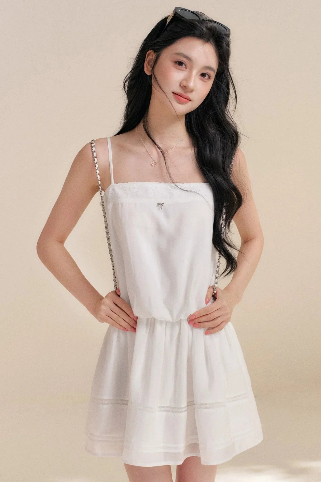 Tencel Lace Patchwork Dress