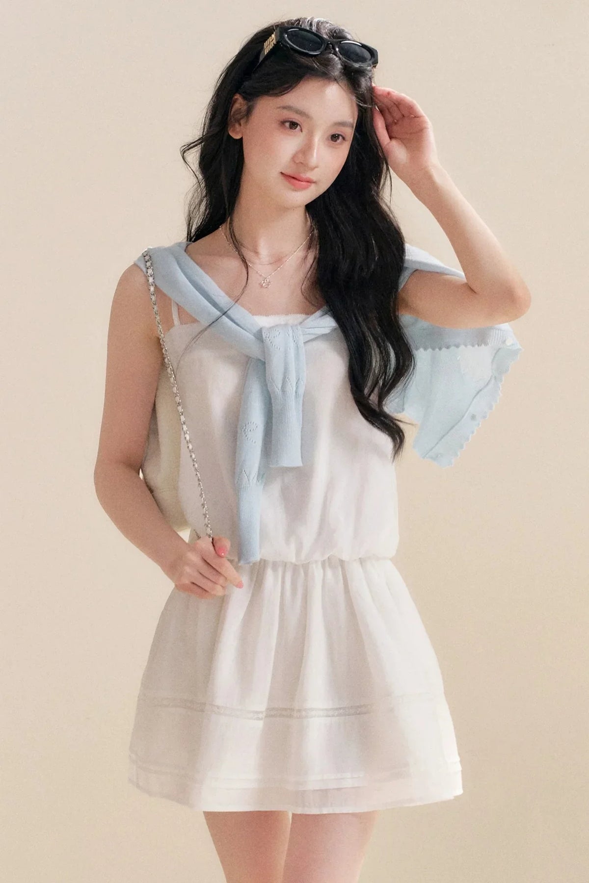 Tencel Lace Patchwork Dress