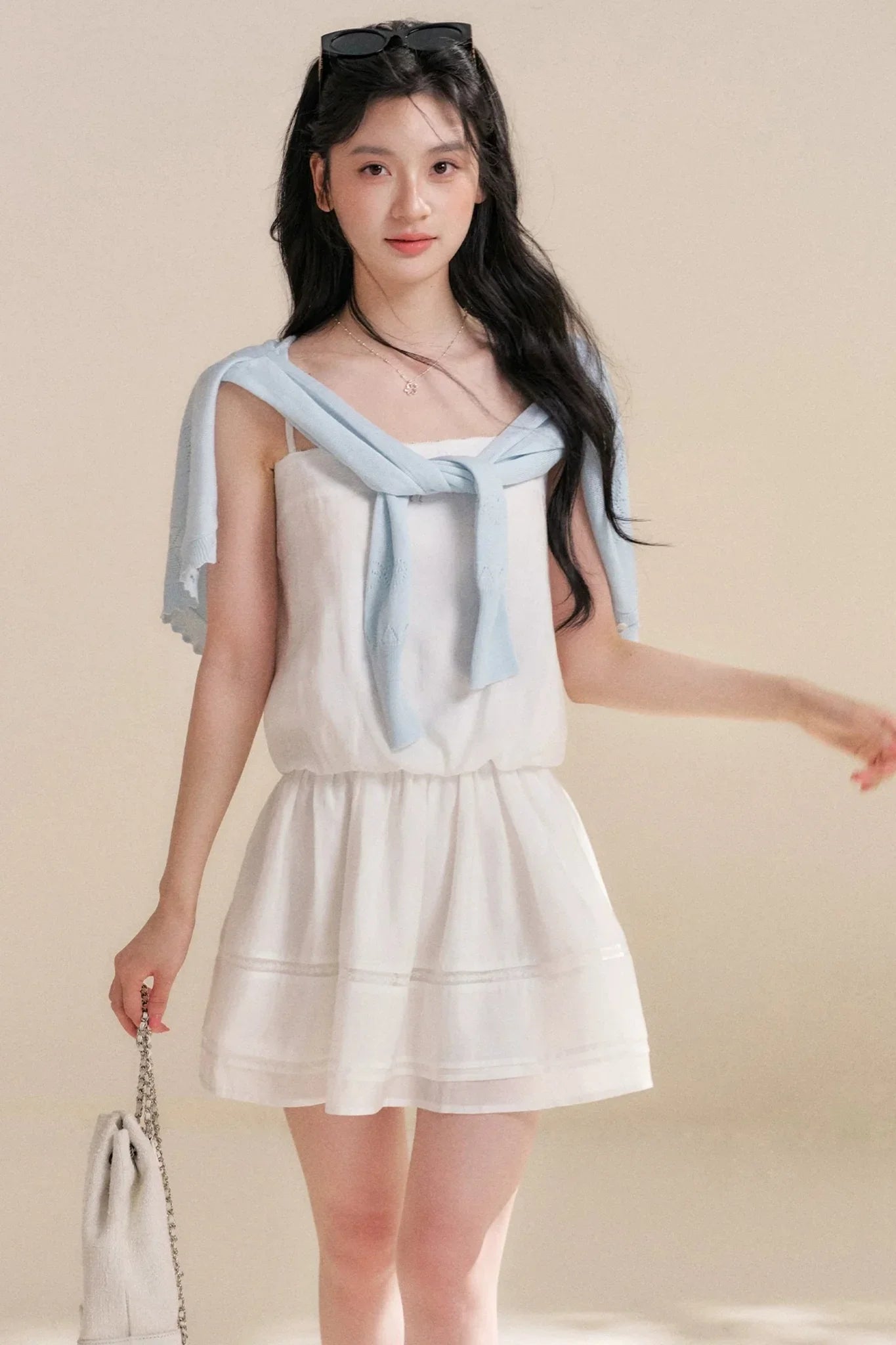 Tencel Lace Patchwork Dress