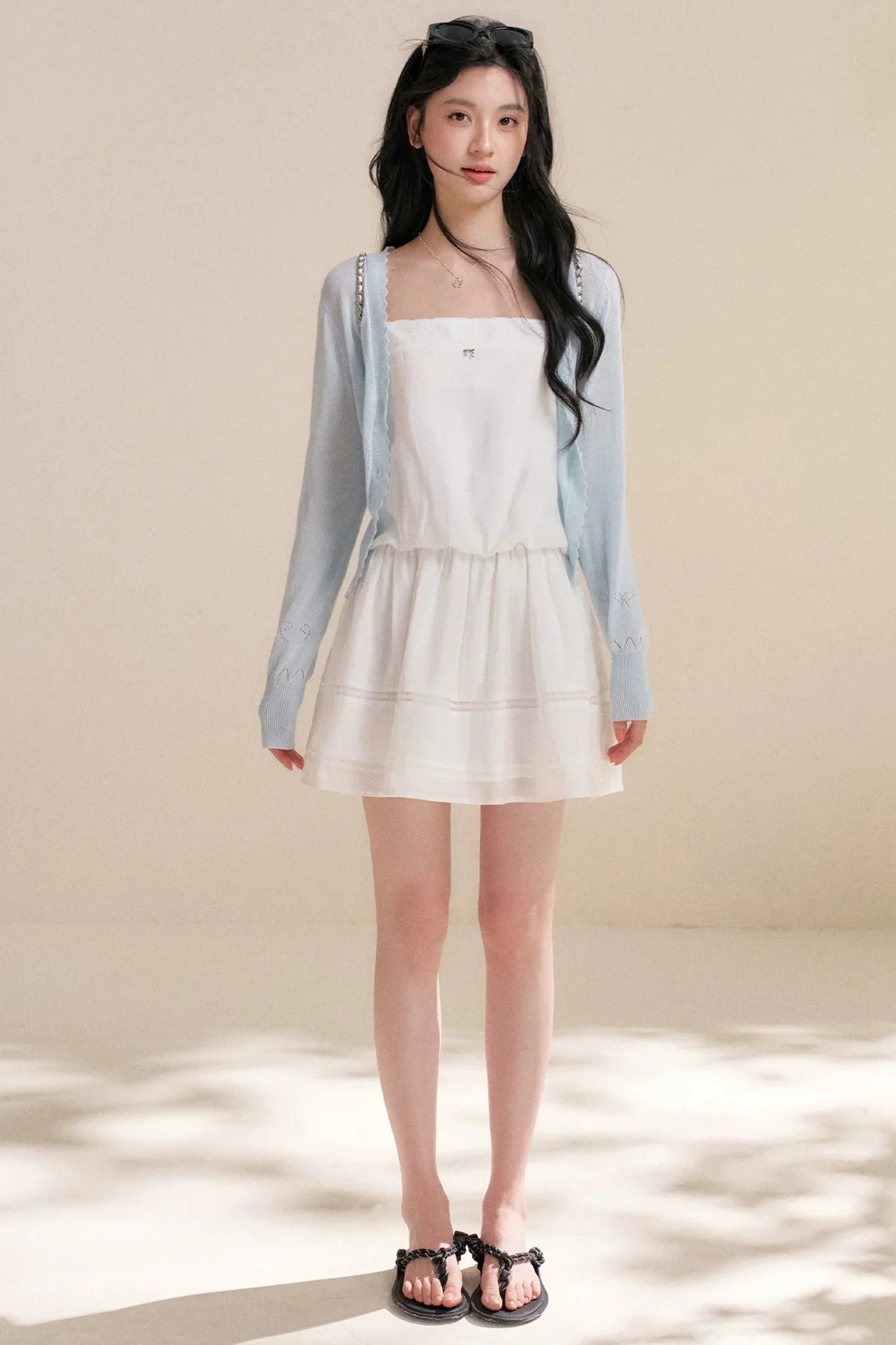 Tencel Lace Patchwork Dress