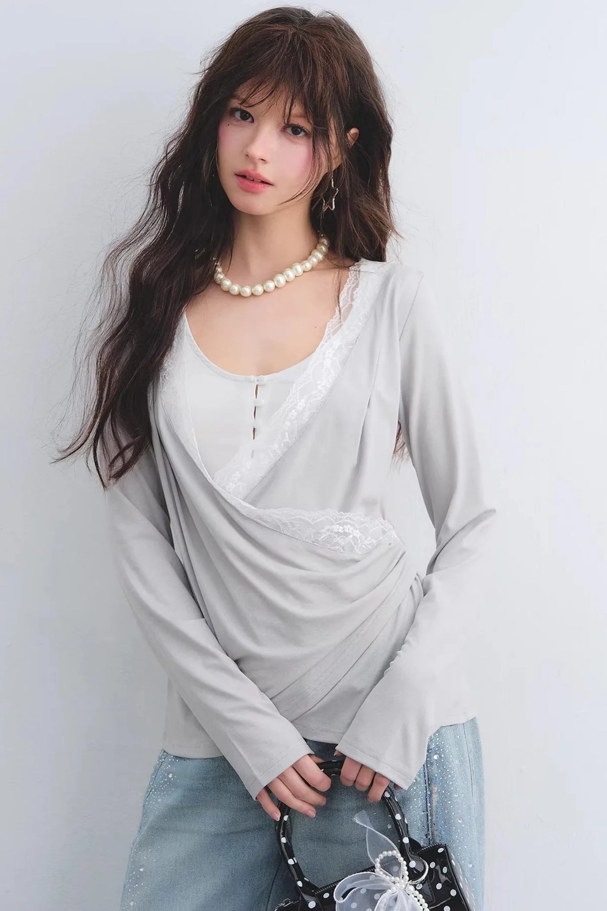 Tencel Lace Swing Top