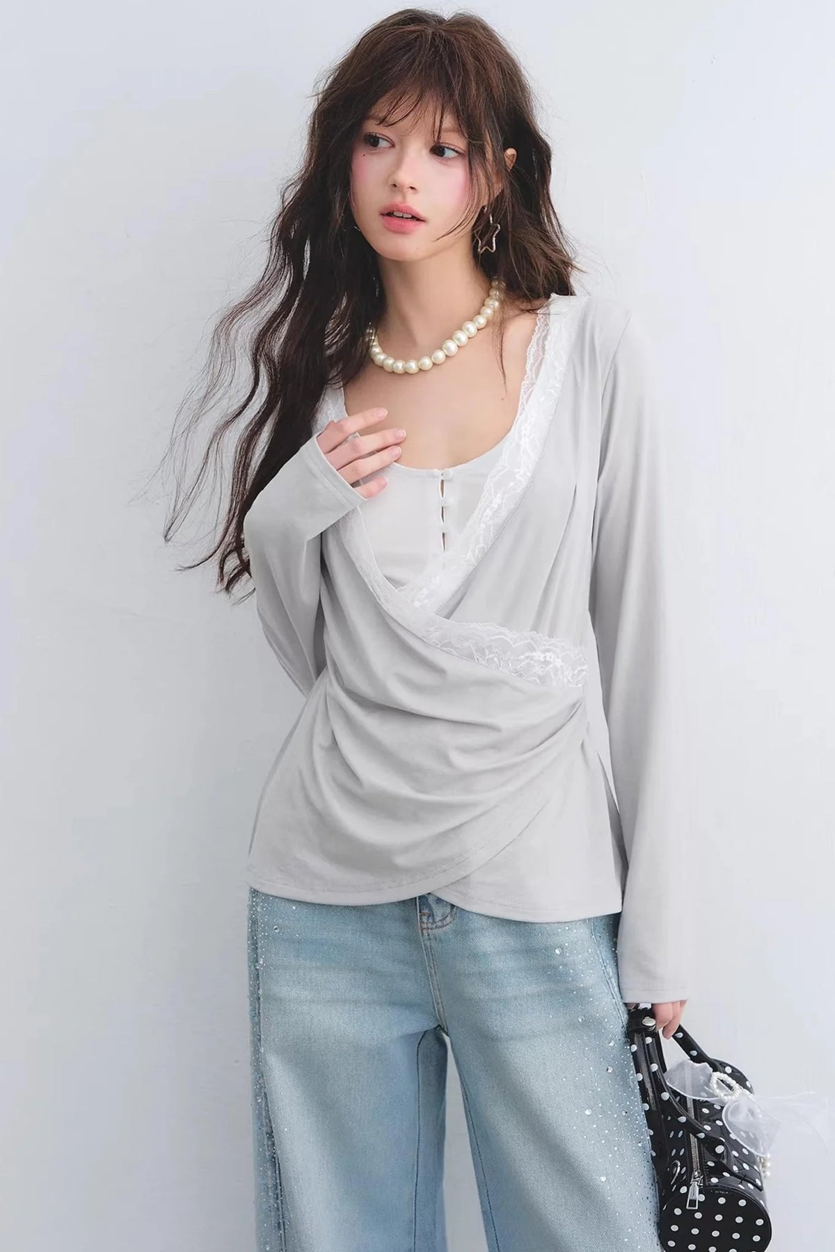 Tencel Lace Swing Top