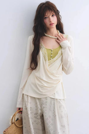 Tencel Lace Swing Top