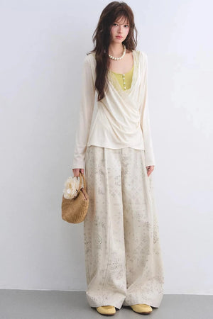 Tencel Lace Swing Top