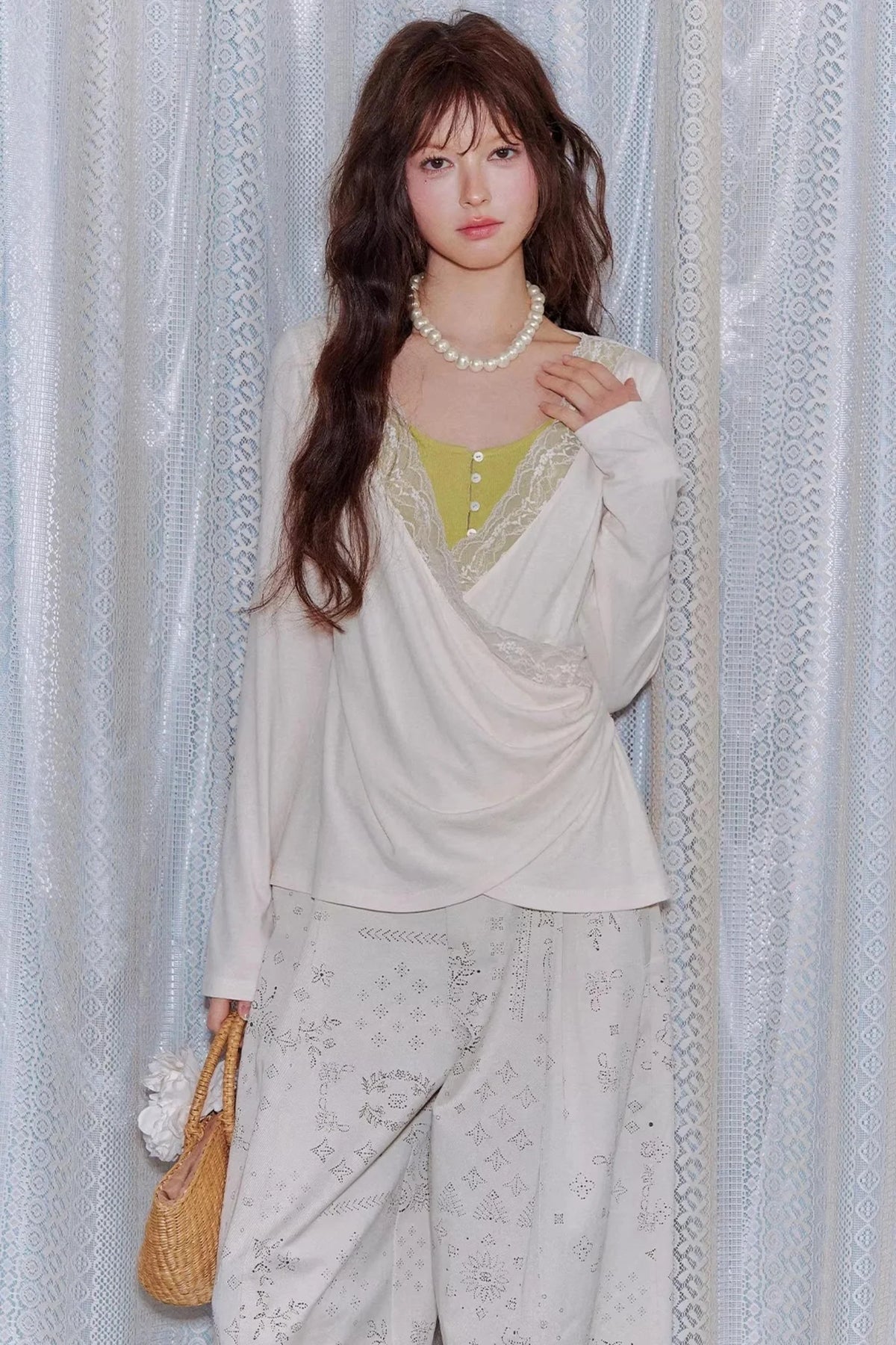 Tencel Lace Swing Top